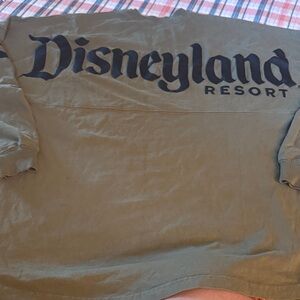 Disneyland Resort Olive Green Crewneck with Black Logo